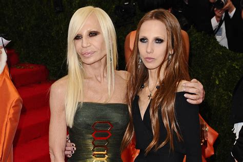 donatella versace daughter instagram|Donatella Versace young photos.